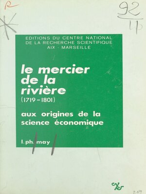 cover image of Le Mercier de la Rivière (1719-1801) (1)